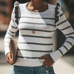 Storia Striped Sweater NWOT